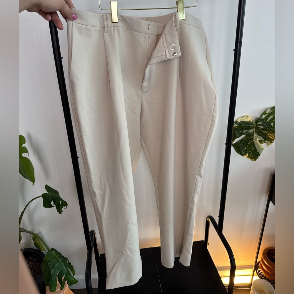 Cream Trousers